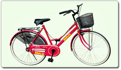 Indian Bicycle In India, Ludhiana, Punjab, India.