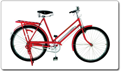 Indian Bicycle In India, Ludhiana, Punjab, India.